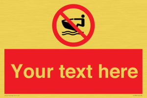 Custom No personal water craft